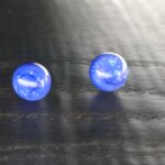 Lapis blue Galaxy stud earrings